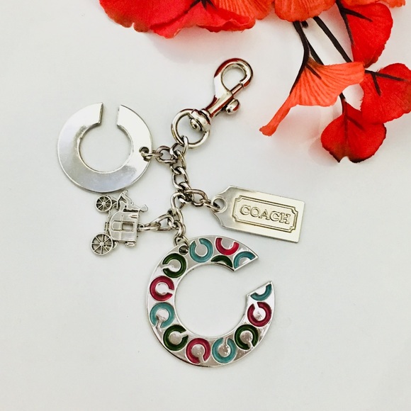 ❗️SOLD❗️COACH Charm Keychain Bag Pendant X57 - Picture 4 of 6